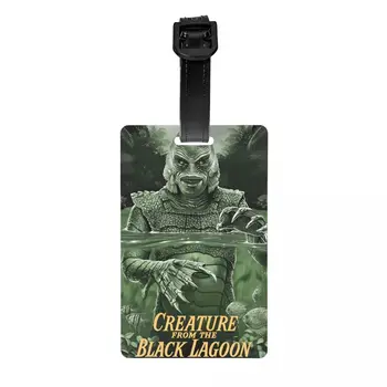 Creature Iš Black Lagoon Bagažo Žymeklis Lagaminai Helovinas Siaubo Filmas Privatumo Padengti ID Etiketė