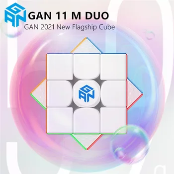 [Picube] GAN 11 M DUETAS Magnetinio Magija Greitis Kubo Stickerless GAN11M Duo Magnetai Puzzle Kubeliai GAN11MDuo Švietimo Žaislai, Vaikų