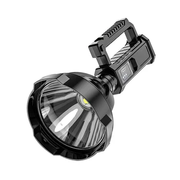 Lempa LED Lauko Nešiojamas Žibintuvėlis Turėtojas Lempos, Didelio galingumo Vandeniui USB Įkrovimo Stiprios Šviesos Prožektorius