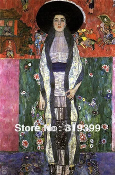 Gustav Klimt Aliejaus Tapybai reprodukcijai ant Lino Drobė,Portretas Mada Primavesi,Nemokamai DHL Laivas,gustav klimt naftos tapyba