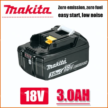 100% Originalus Makita 18V 3.0 Ah Įkraunamas Elektros Įrankiais, Baterija su LED Li-ion Pakeitimo LXT BL1860B BL1860 BL1850