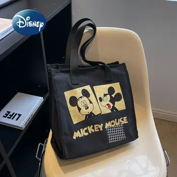 Disney Mickey Naujas Moterų Rankinės Prabangos Prekės Animacinių filmų Moterų Maišas Didelės Talpos Daugiafunkcinis Mados Drobės Travel Tote Bag