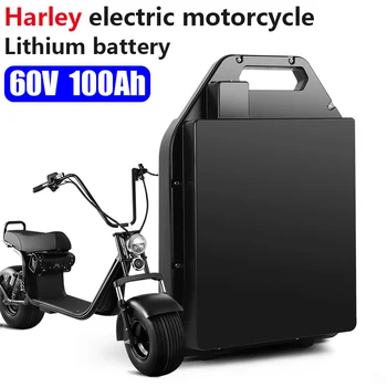 Harley elektrinių automobilių ličio baterija vandeniui 18650 Baterija 60V 100Ah dvi Varantys Sulankstomas citycoco elektrinis motoroleris, dviratis