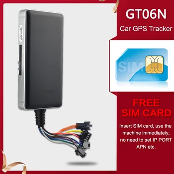 GT06N Transporto priemonės, automobilių GSM GPS Seklys Realiu laiku interneto sekimo sistema Quad band pėdsakų nutraukė sos balso Signalo stebėti ne lauke