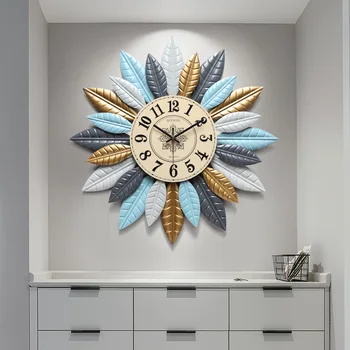 Šiaurės didelis laikrodis modernus minimalistinio laikrodis sieninis laikrodis kambarį išjungti sieninis laikrodis mados meno sieninis laikrodis