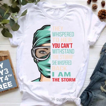 Slaugytoja, Print T-Shirt Moterims, kurias Jie Pašnibždėjo, Kad Jai Tu NEGALI Atlaikyti Audrų Ji Sušnibždėjo Atgal, aš Esu Audra Marškinėlius Femme