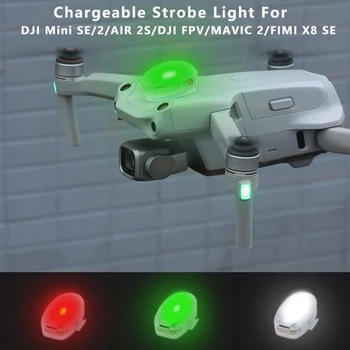 Drone Mirksėtų Žiburiai, Anti-Susidūrimo Apšvietimas, RGB LED Žibintai DJI Mini pro 3/Oro 2S//mavic Pro/mini 2/FPV/vmi x8 mini Drone