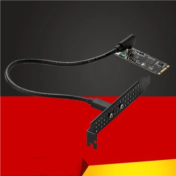 M. 2 C Tipo Plėtimosi Kortelės M. 2 M/B Klavišą, kad USB3.2 Gen2 10Gbps USB C Stove ASM3142 Chip M2 22x60 Duomenų Perdavimo Adapteris Keitiklis