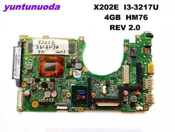Originalą ASUS X202E nešiojamas plokštė X202E I3-3217U 4GB HM76 REB 2.0 išbandyti gera nemokamas pristatymas