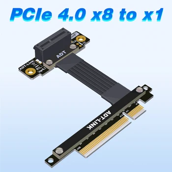 VDA PCIe 4.0 x8 ilgiklis perdavimo PCI-E x1 paramos tinklo plokštė kietasis diskas tinklo plokštė