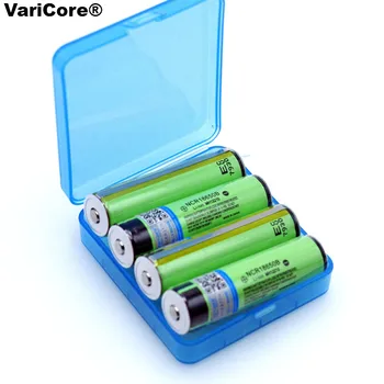 VariCore Saugomų Originalus 18650 NCR18650B 3400mAh Li-lon baterija su PCB), 3,7 V + Laikymo dėžutė