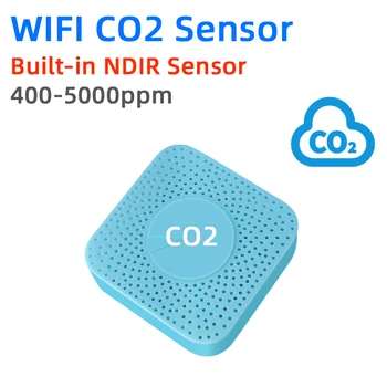 Tuya Smart Wifi CO2 Jutiklis NDIR Didelio Tikslumo Smart Home Susijusios Co2 Detektoriai, Oro Stebėti Namų SmartLife APP
